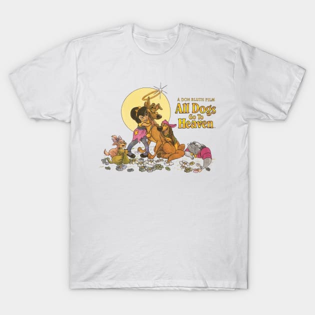 All Dogs Go To Heaven T-Shirt by SarahSherman